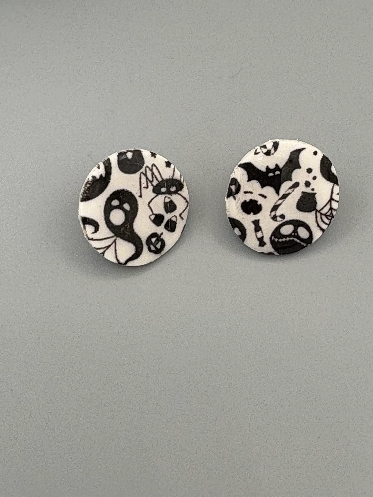 Spooky Circle Studs