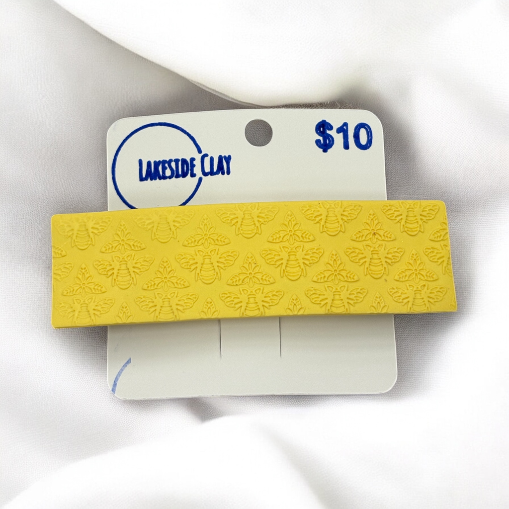 Yellow Bees Barrette