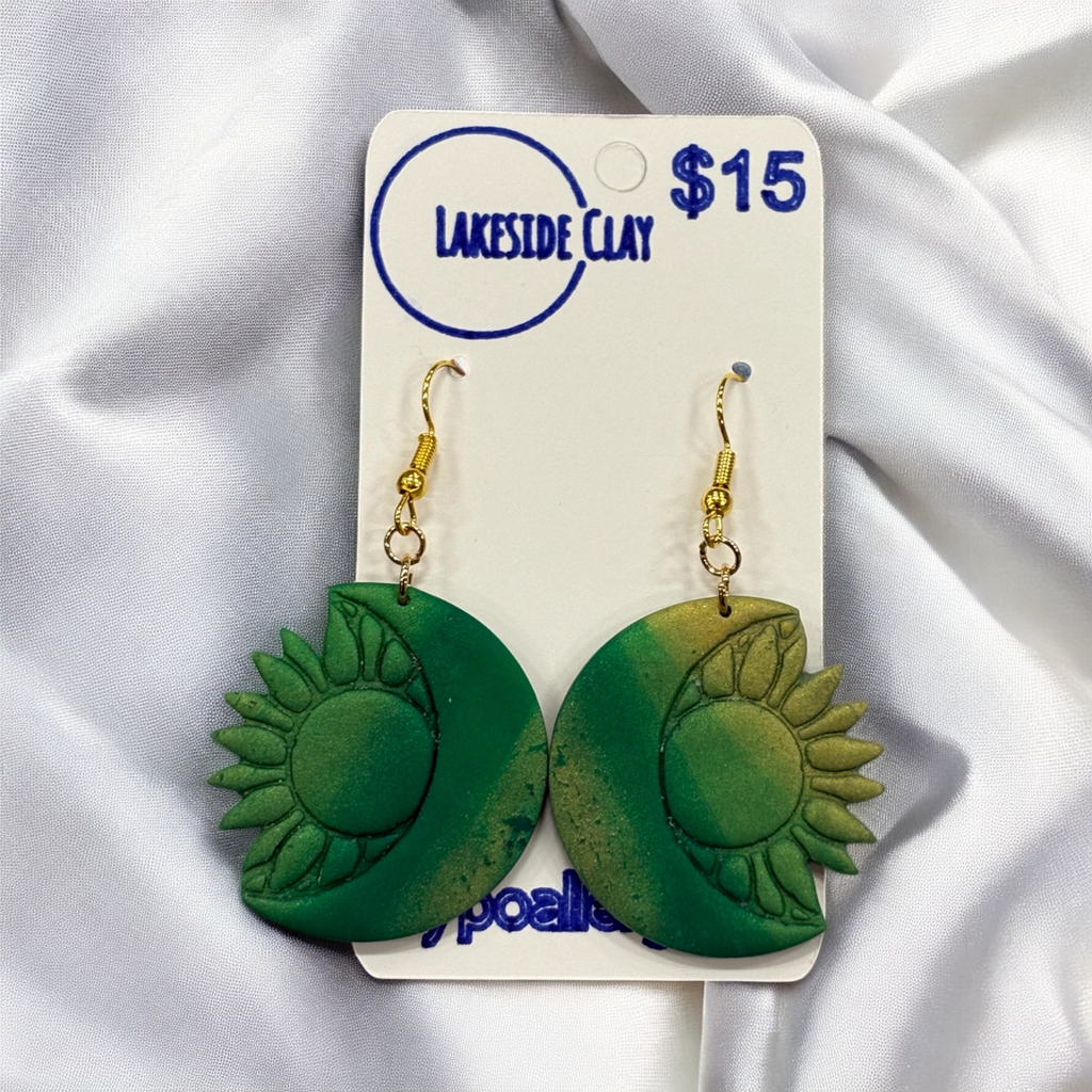Green & Gold Sun & Moon