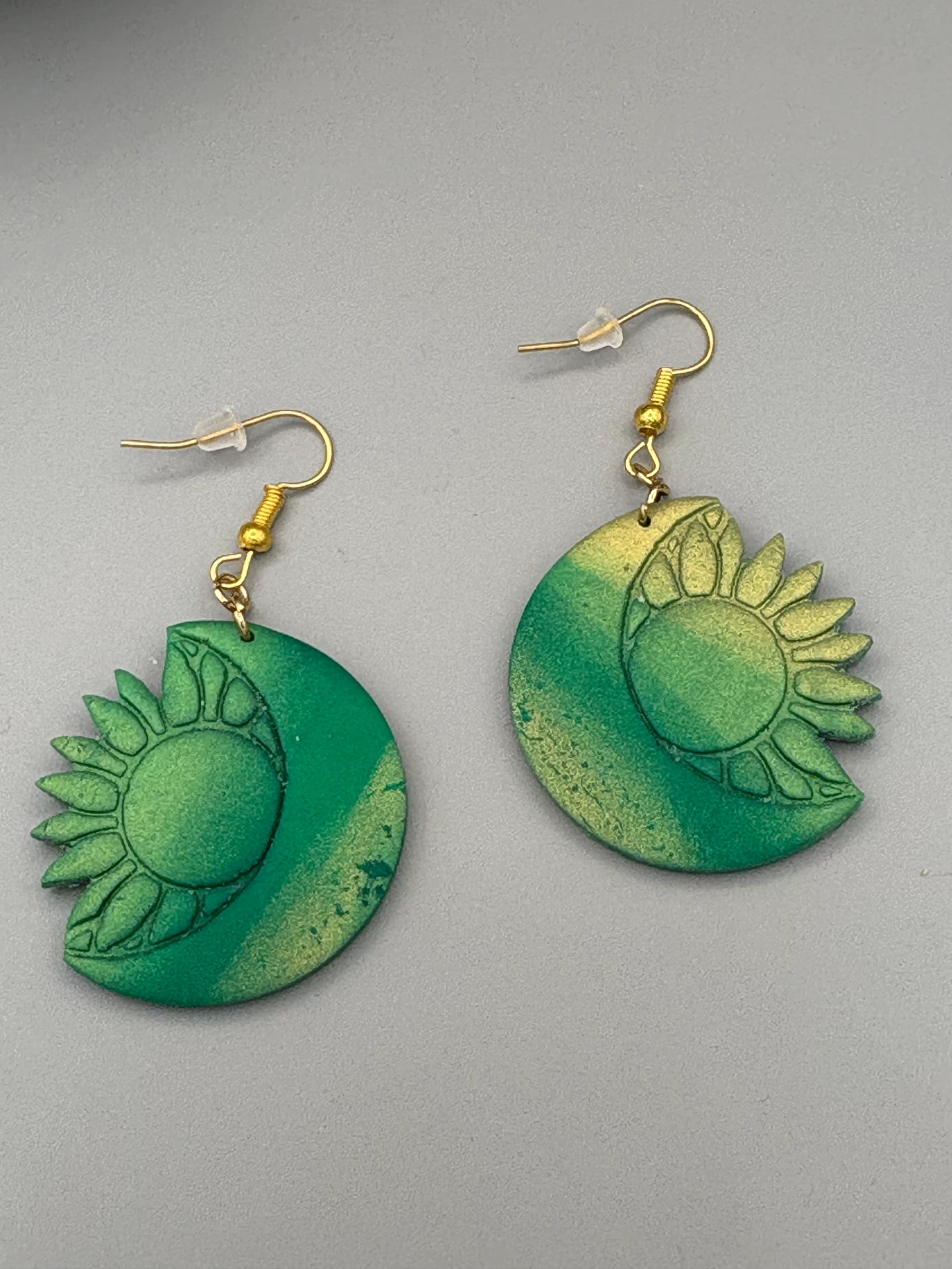 Green & Gold Sun & Moon