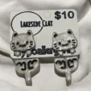 Two Part Cat Dangles