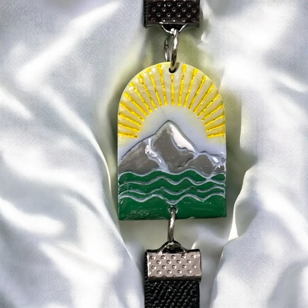 Mountain Sunrise Elastic Bookmark