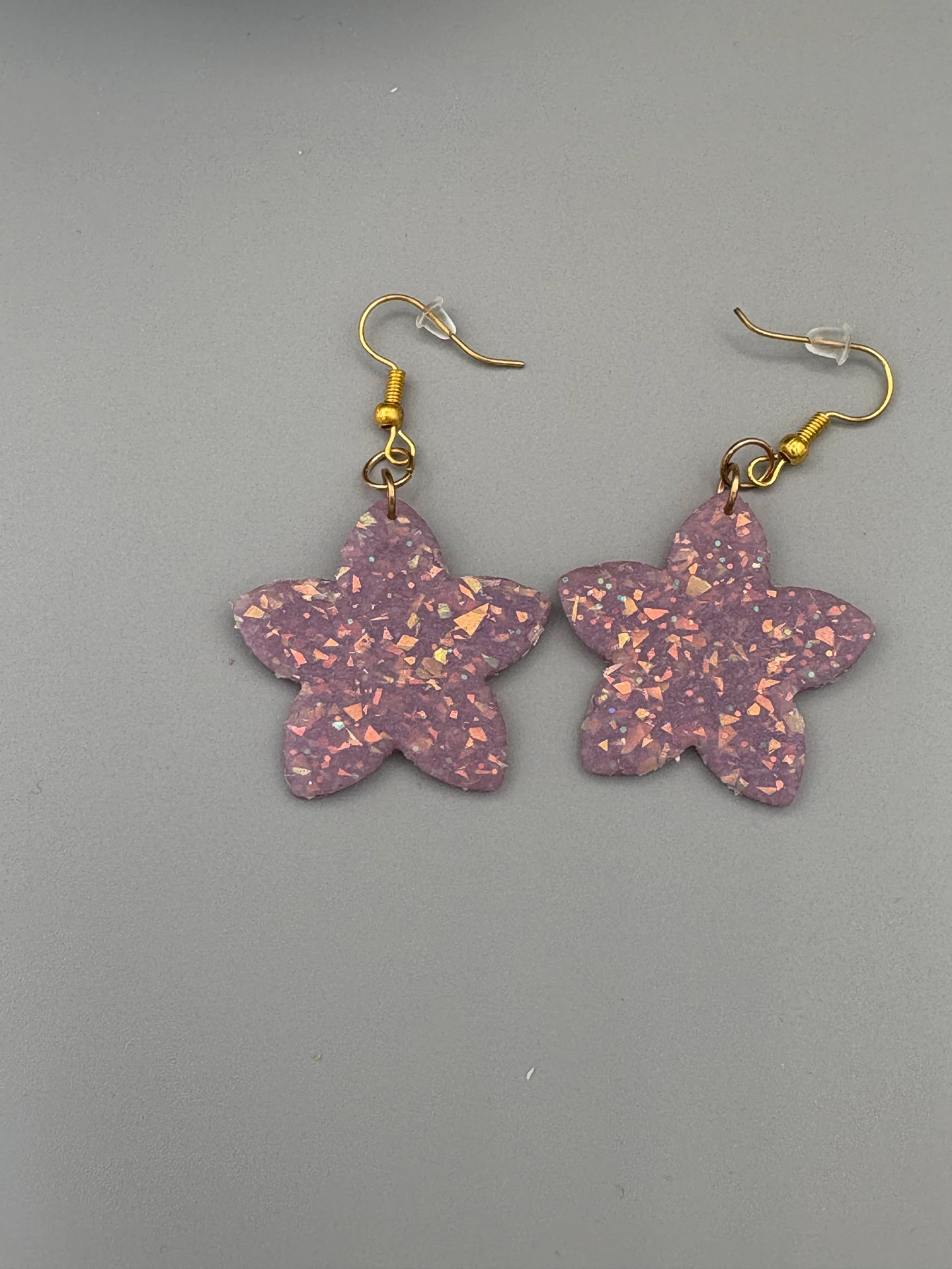 [43-5] Purple Opalescent Star Flowers