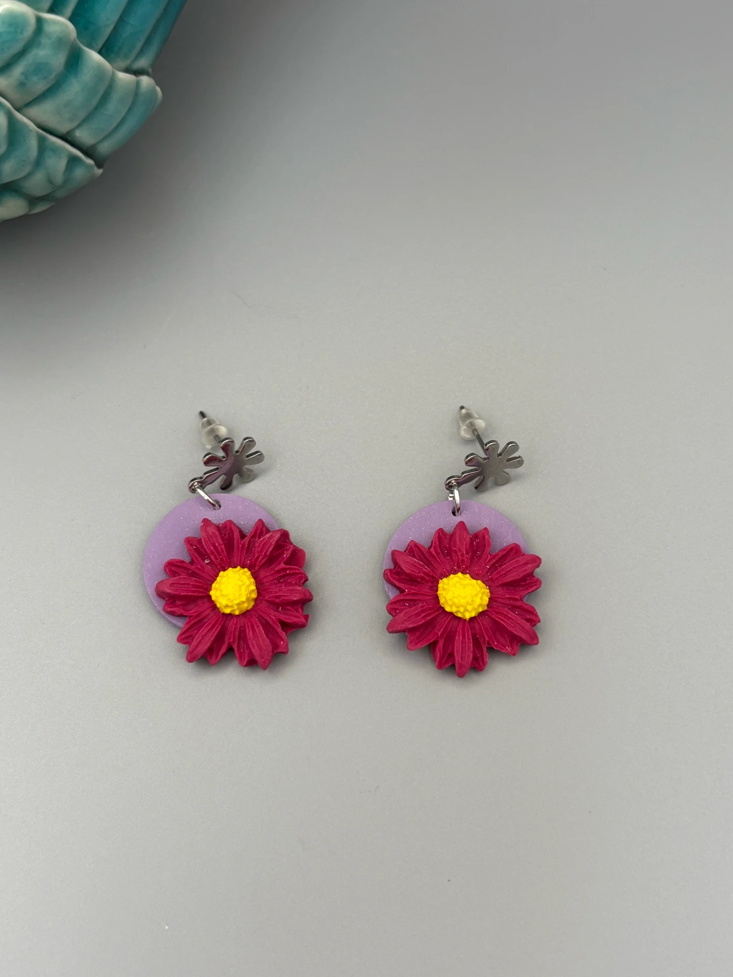 Magenta 3D Flowers
