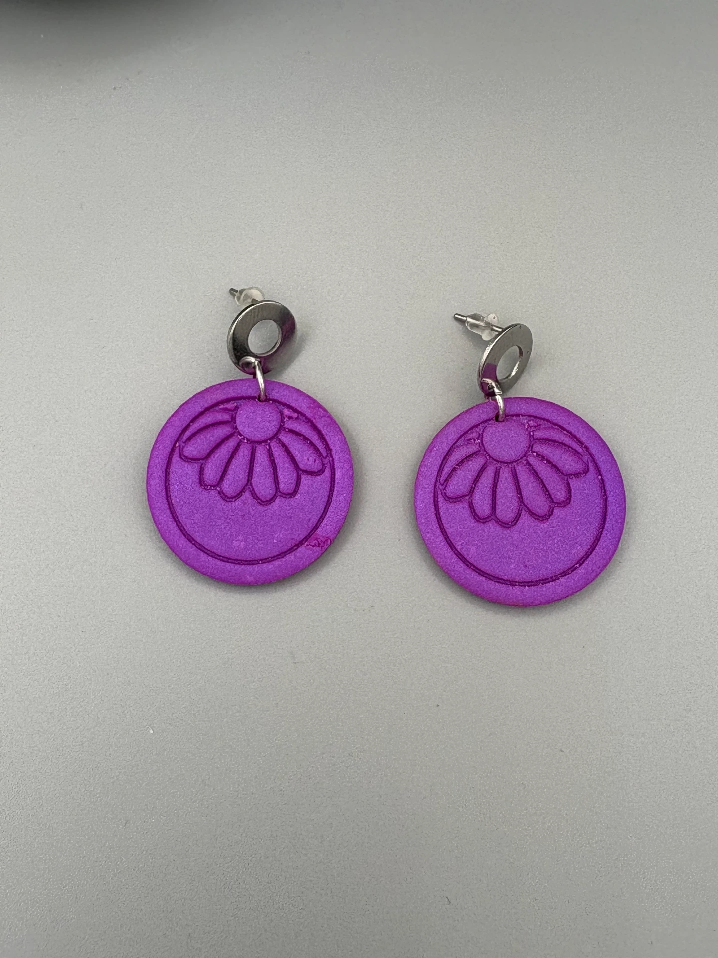 Purple Flower Circles