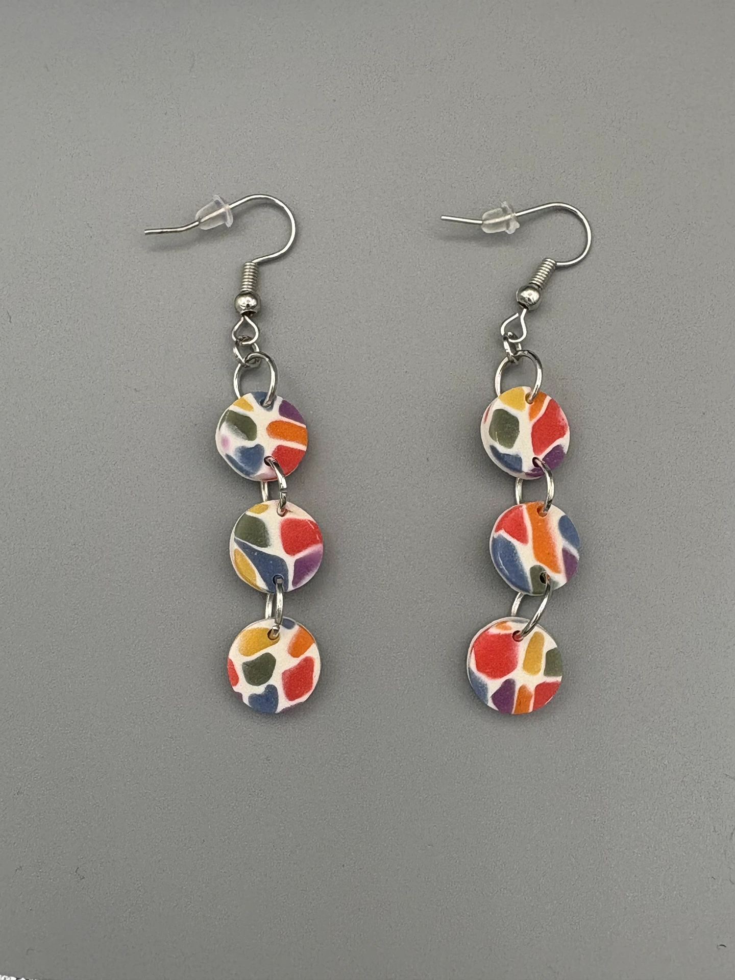 Rainbow Mosaic Triple Circles