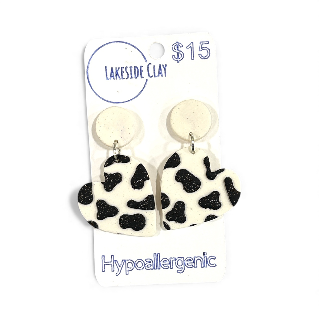 Cow Print Hearts