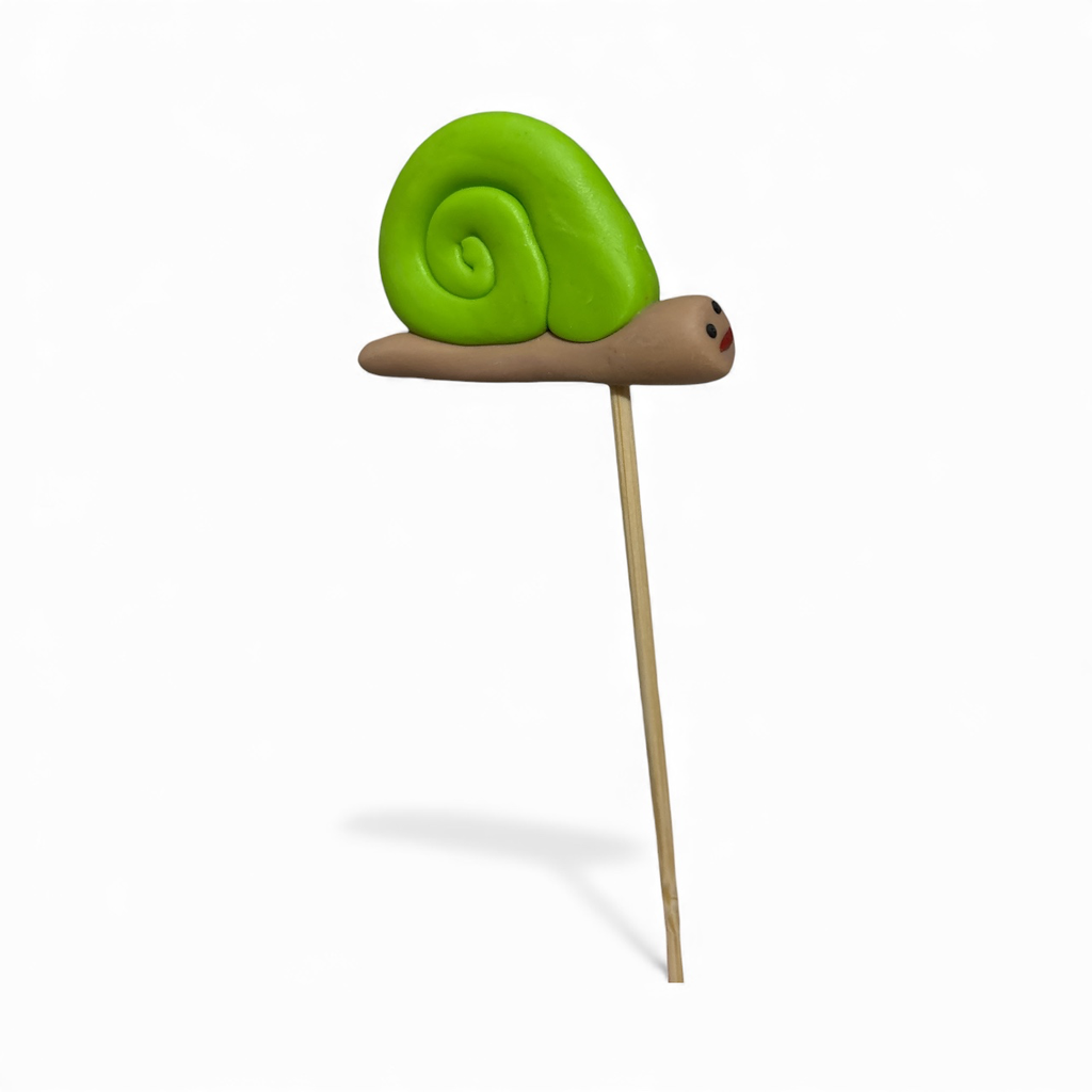 Green Snail Plant Stake