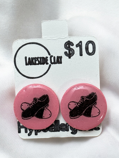 [48-10] Pink Tap Shoe Circles