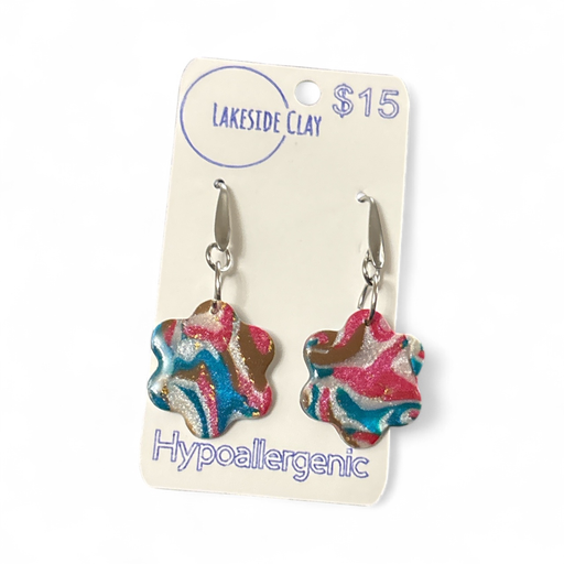 [13-12] Gilded Peacock Marble Flowers