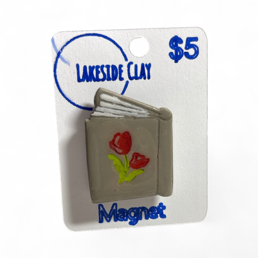 [Q-16] Rose Book Magnet