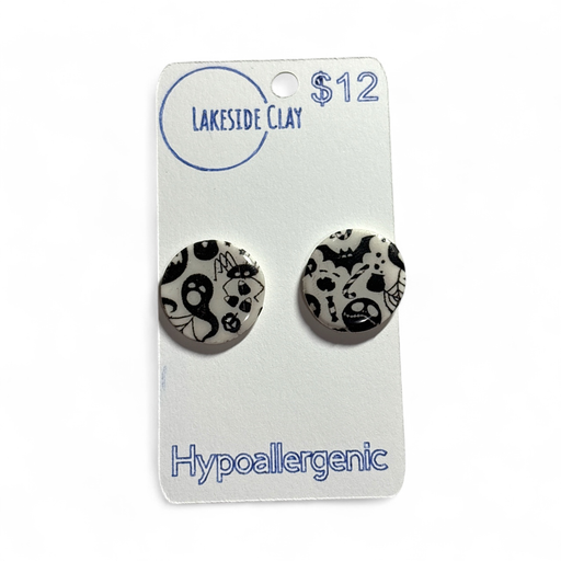 [49-8] Spooky Circle Studs