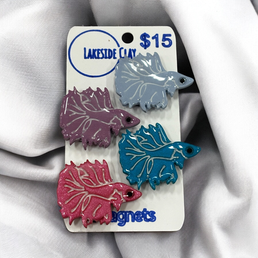 [B-13] Betta Fish Magnet Set