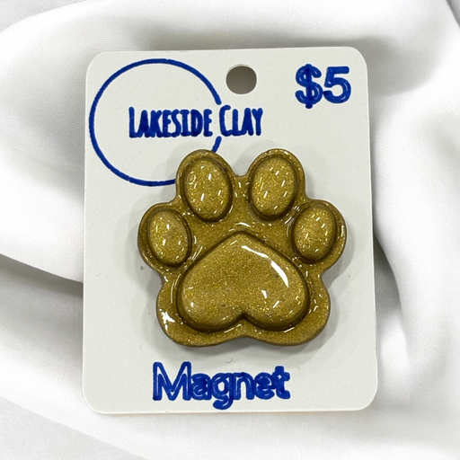[A-43] Gold Paw Magnet