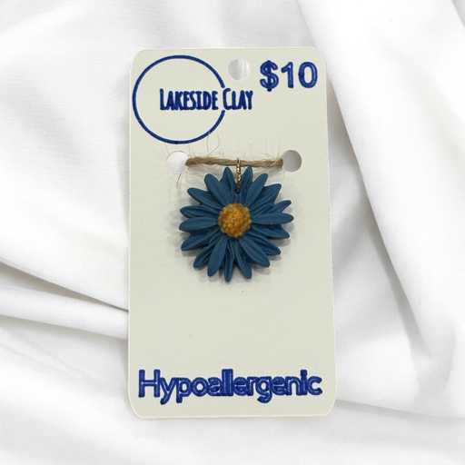 [1-11] Blue Flower Pendant
