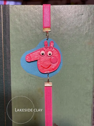 [66-10] Peppa Pig Elastic Bookmark