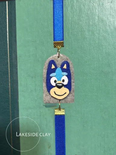 [66-11] Bluey Elastic Bookmark