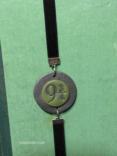 [66-15] Slytherin Elastic Bookmark