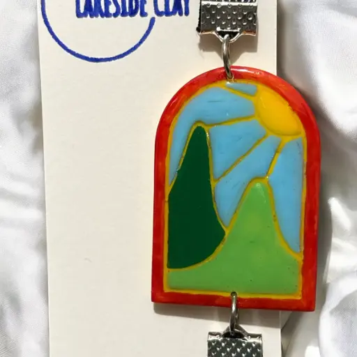 [66-17] Nature's Window Elastic Bookmark
