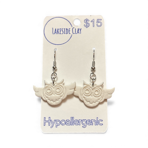 [42-1] White Sparkly Owls