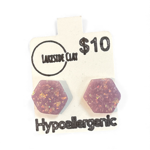 [43-23] Purple Opalescent Hexagons